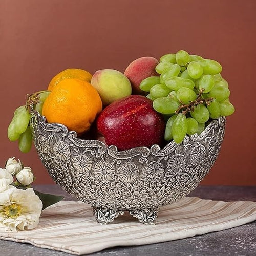 Flower Design Fruit Bowl,Serving Bowl,Candy Bowl for Home and Kitchen